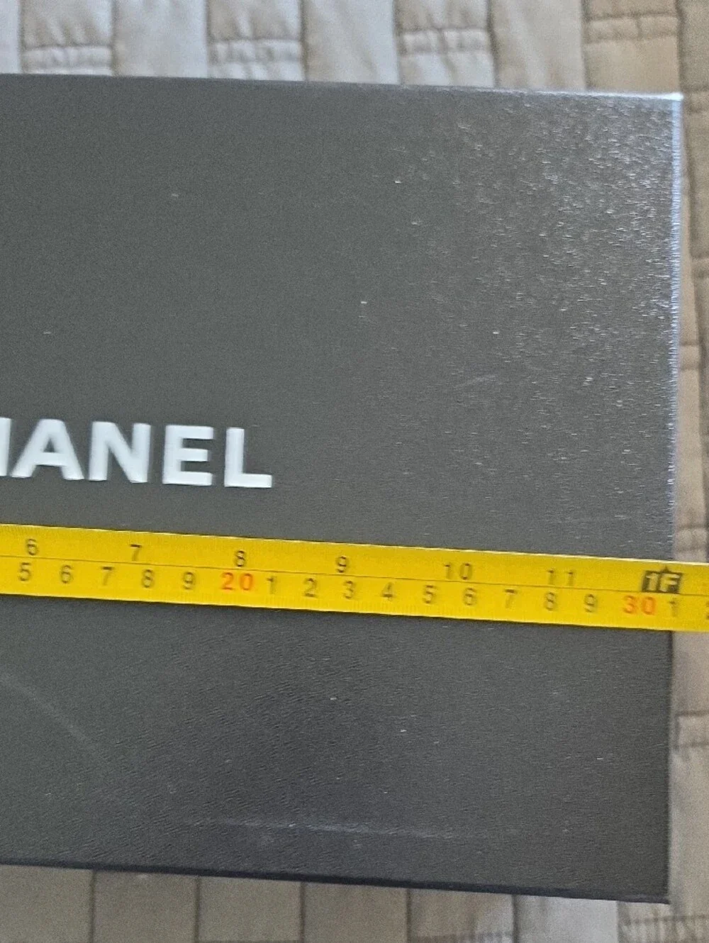 CHANEL Black Men's Accessory Box with White Logo